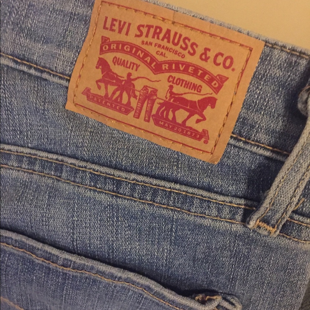 Levi Strauss 721 High Rise Skinny Jeans